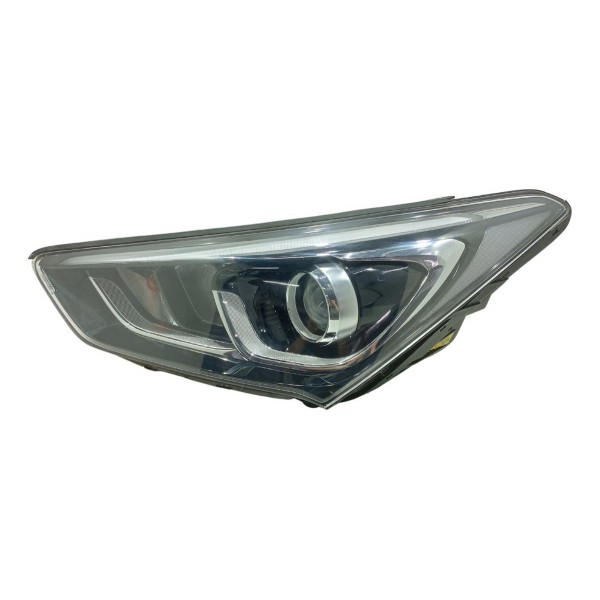 Farol Esquerdo Com Xenon Hyundai Santa Fé Gls 2019