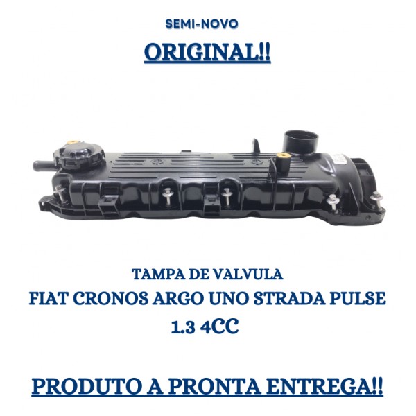 Tampa De Valvula Fiat Cronos Argo Uno Strada 1.3 4cc Orig