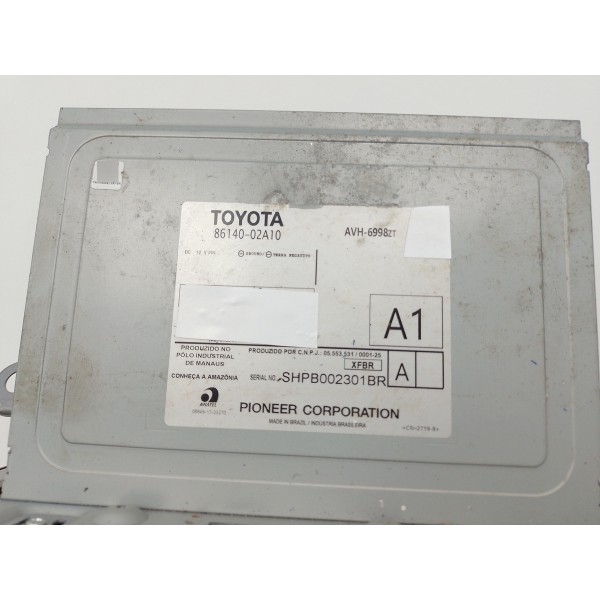 Tela Multimidia Original Toyota Corolla Altis 1.8 2020