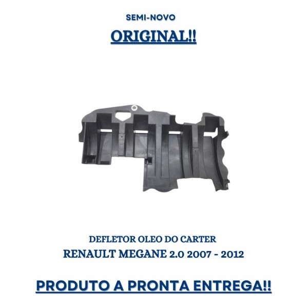 Defletor Oleo Do Carter Renault Megane 2.0 2007 2012 Usado