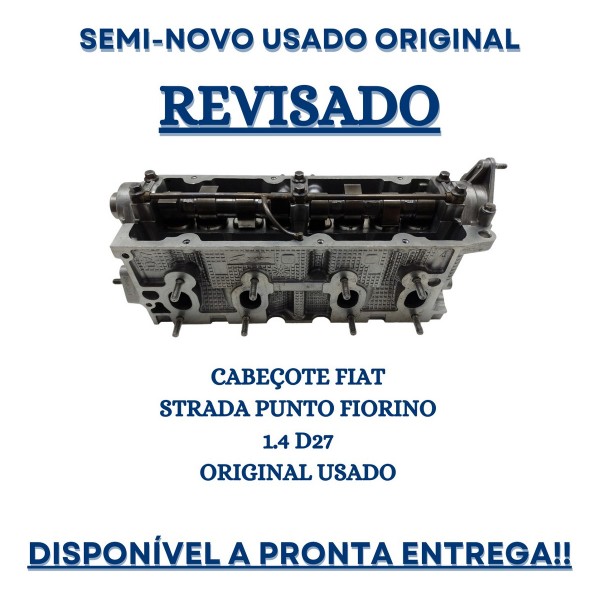 Cabeçote Fiat Strada Punto Fiorino 1.4 D27 Revisado