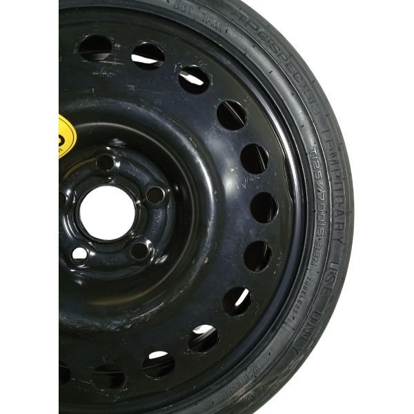 Roda Estepe Pneu T125 70 R16 Gm Tracker Usado