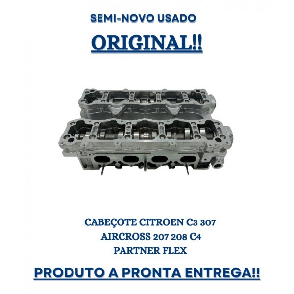 Cabeçote C3 307 Aircross 208 C4 Partner 1.6 Flex Revisado