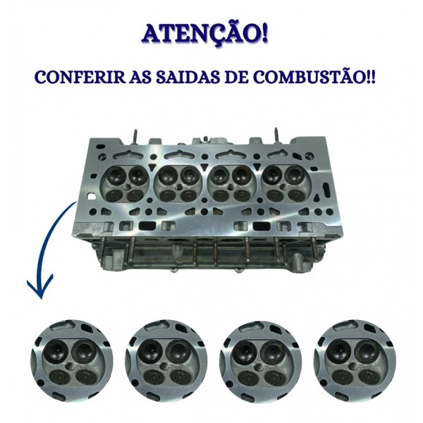 Cabeçote C3 307 Aircross 208 C4 Partner 1.6 Flex Revisado