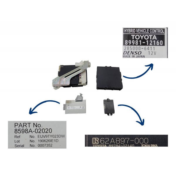 Kit Code Injeção Corolla Hibrido 1 8 2020 Usado