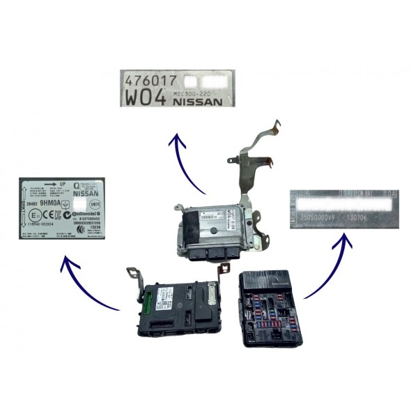 Kit Code Injeção Start Nissan Altima Sl 2.5 At 2014 Usado