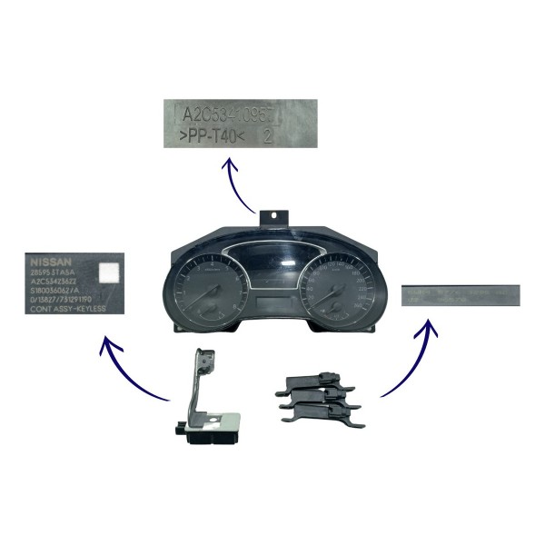 Kit Code Injeção Start Nissan Altima Sl 2.5 At 2014 Usado