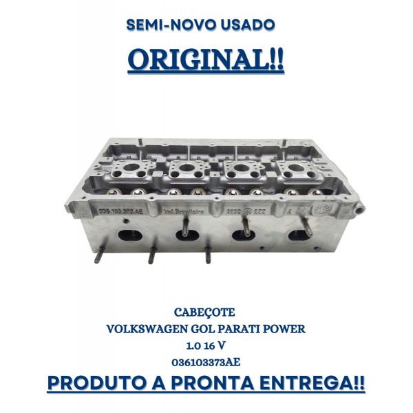 Cabeçote Vw Gol Parati Power 1.0 16v 036103373ae Revisado