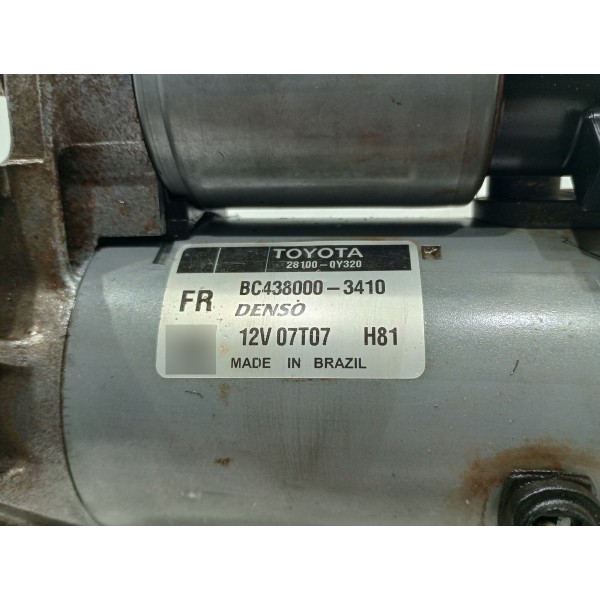 Motor De Arranque Partida Etios 1.5 Aut 2017 Usado