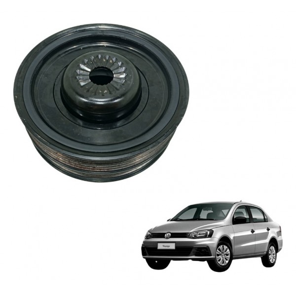 Polia Do Virabrequim Vw Gol Voyage G7 1.6 Aut 2020 Usado