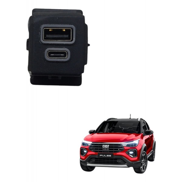 Tomada Do Console Usb Aux Fiat Pulse 2022 2023 Usado