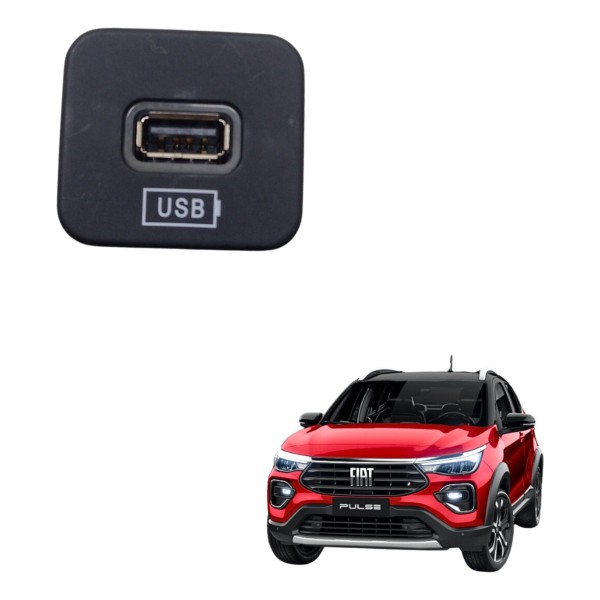 Tomada Usb Console Traseiro Fiat Pulse 2022 2023 Usado