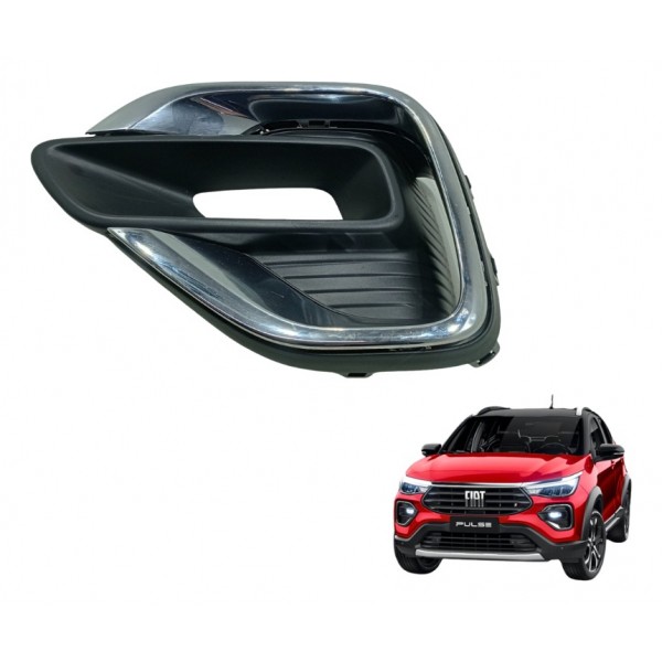 Moldura Friso Farol Milha Esquerdo Fiat Pulse 2022 23 Usado