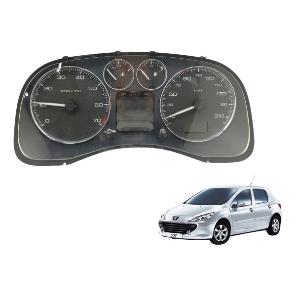 Painel Instrumentos Velocimetro Peugeot 307 1.6 2008 Usado