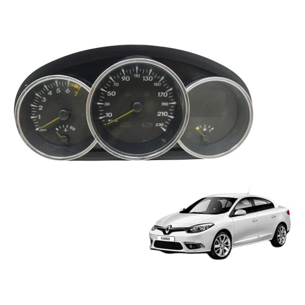 Painel Instrumentos Velocimetro Renault Fluence 2014 Usado