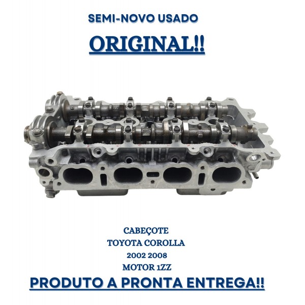 Cabeçote Toyota Corolla 2002 2008 Motor 1zz Revisado