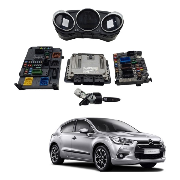 Kit Code Modulo Injeção Citroen Ds4 Thp 1.6 2014 Aut Usado