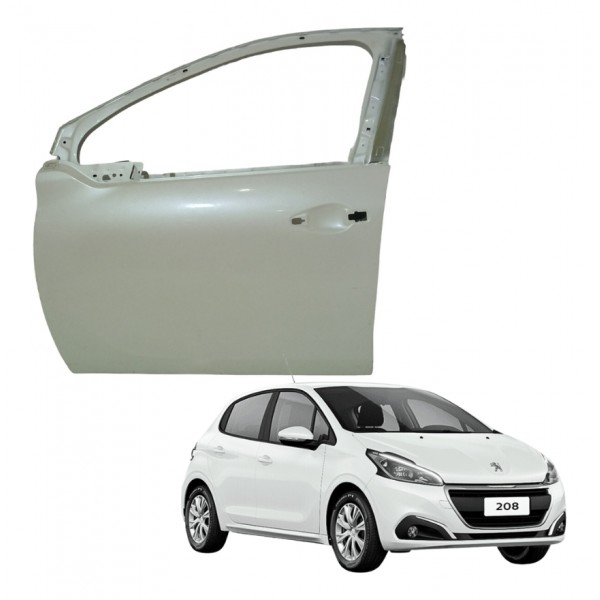 Porta Dianteira Esquerda Peugeot 208 Active 2014 Usado