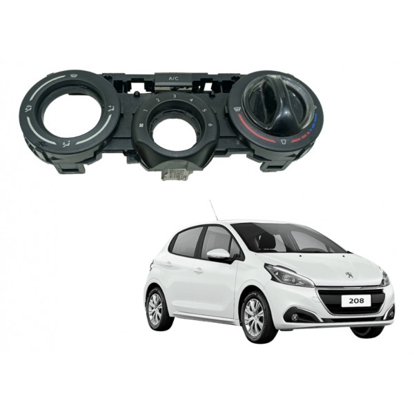 Moldura Comando Do Ar Peugeot 208 1.5 Active 2014 Usado