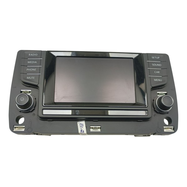 Tela Display Comando Multimidia Vw Golf 5g0919605 Usado