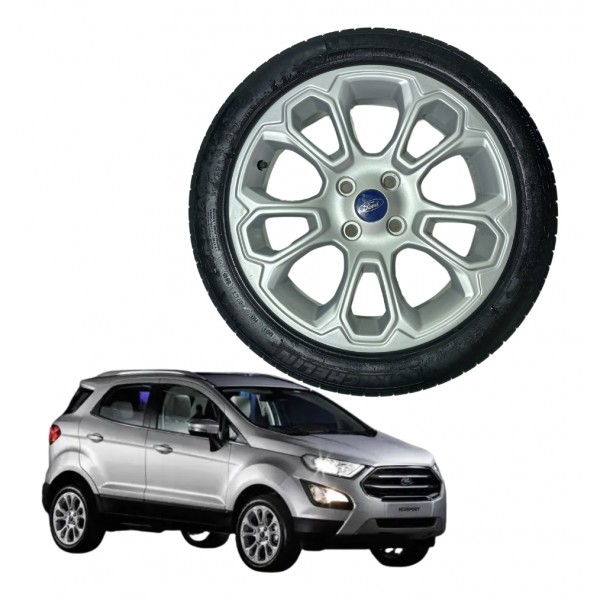 Roda Liga Pneu 205 50 Aro 17 Ford Ecosport Titanium Usado