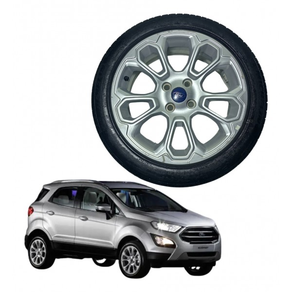 Roda Liga Pneu 205 50 Aro 17 Ford Ecosport Titanium Usado