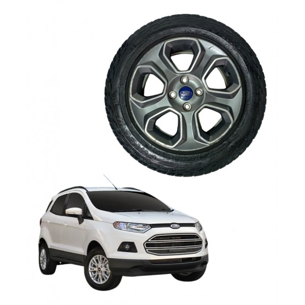 Roda Liga Pneu 205 60 Aro 16 Ford Ecosport Original Usado