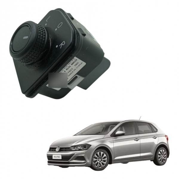 Botão Comando Retrovisor Vw Polo Tsi 2018 2023 Usado