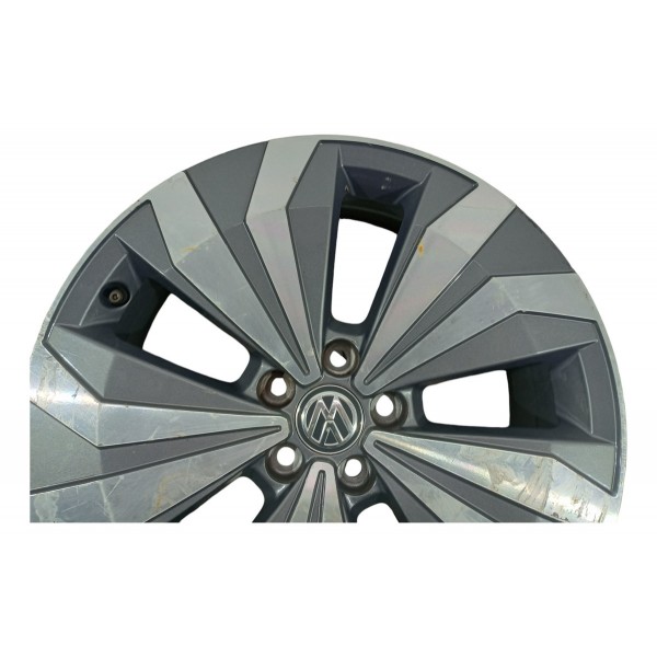 Roda Liga Leve Diamantada Aro 17 Vw T Cross Original Usado