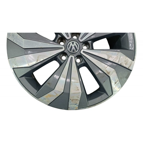 Roda Liga Leve Diamantada Aro 17 Vw T Cross Original Usado