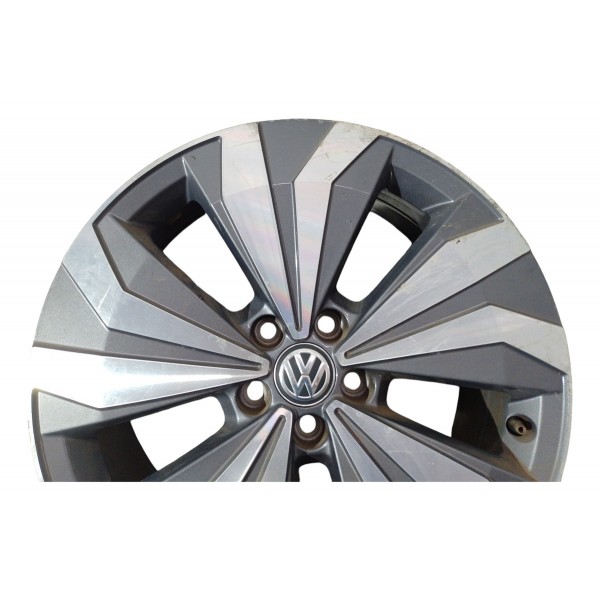 Roda Liga Leve Diamantada Aro 17 Vw T Cross Original Usado