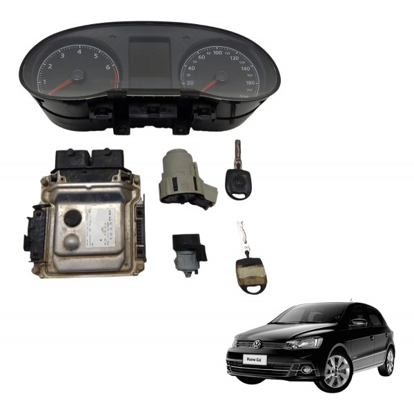 Kit Code Modulo Injeção Vw Gol 1.0 2017 2018 2019 Usado