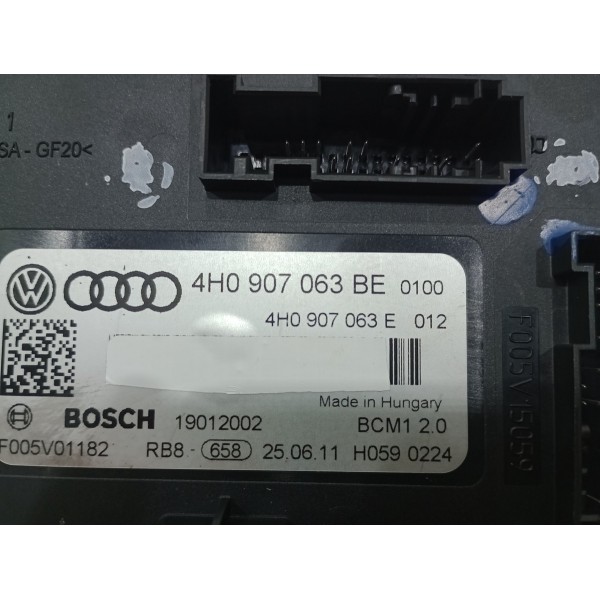 Modulo Central Bcm Audi A6 A7 3.0 4h0907063be Original Usado