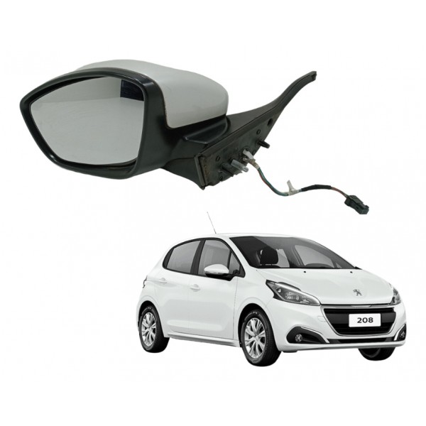 Retrovisor Pisca Esquerdo Peugeot 208 Active 2014 Usado