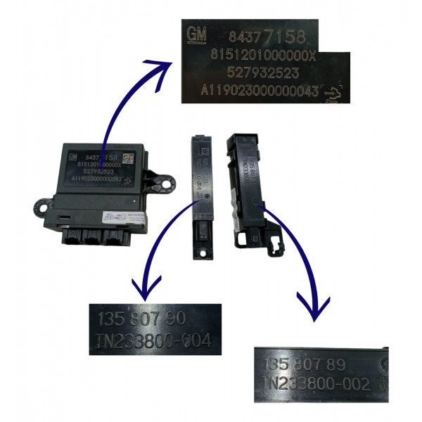 Kit Code Modulo Injeção Gm Cruze 1.4 2019 Aut Usado