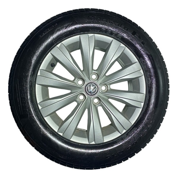 Roda Liga Leve Pneu 195 65 Aro 15 Vw Virtus Original Usado