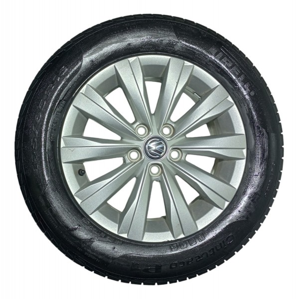 Roda Liga Leve Pneu 195 65 Aro 15 Vw Virtus Original Usado