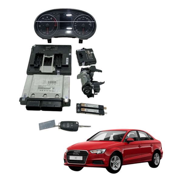 Kit Code Modulo Injeção Audi A3 1.4 2018 2019 Usado