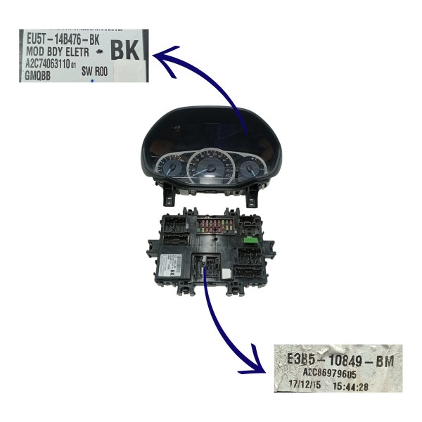 Kit Code Modulo Injeção Outlander 2.0 2015 2016 Usado