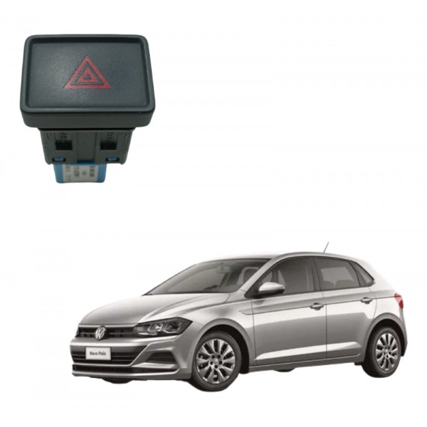 Botão Pisca Alerta Vw Polo Tsi 2018 2023 Usado