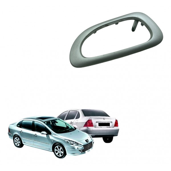 Moldura Porta D.d Peugeot 307 2005 2012 Usado