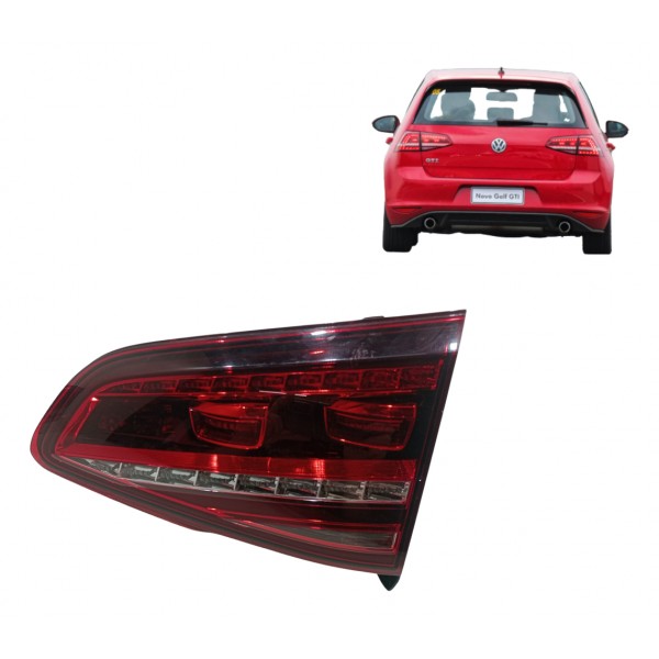 Lanterna Led Tampa Traseira Vw Golf Gti Tsi 2014 2017 Usado