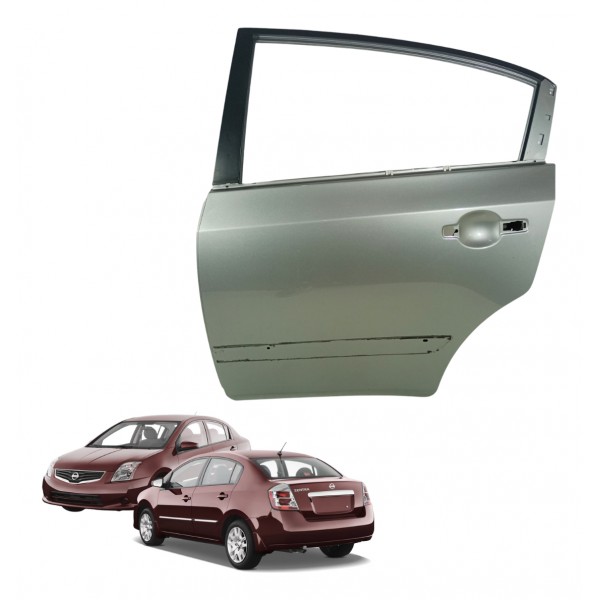 Porta Traseira Esquerda Nissan Sentra 2007 2013 Usado