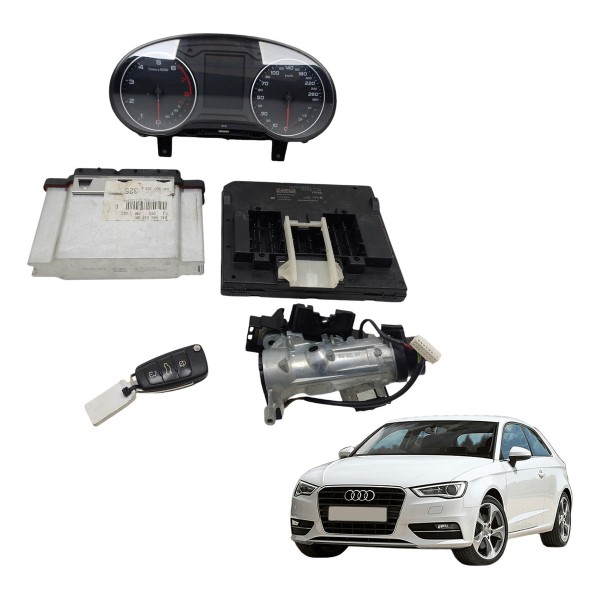 Kit Code Modulo Injeção Audi A3 1.4 2014 2015 Tfsi Usado