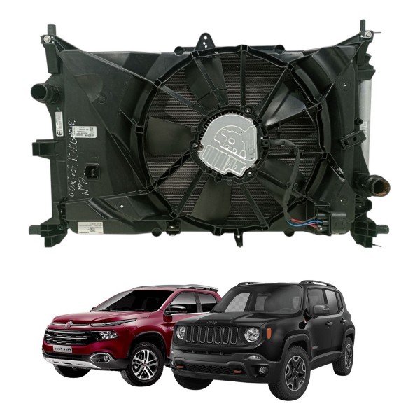 Kit Radiador Original Fiat Toro Jeep Renegade 1.8 Flex Usado