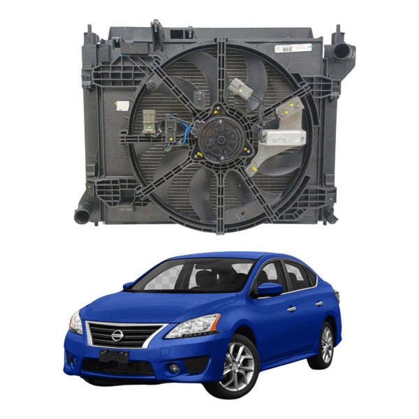 Kit Conjunto Radiador Nissan Sentra 2.0 2014 2019 Usado