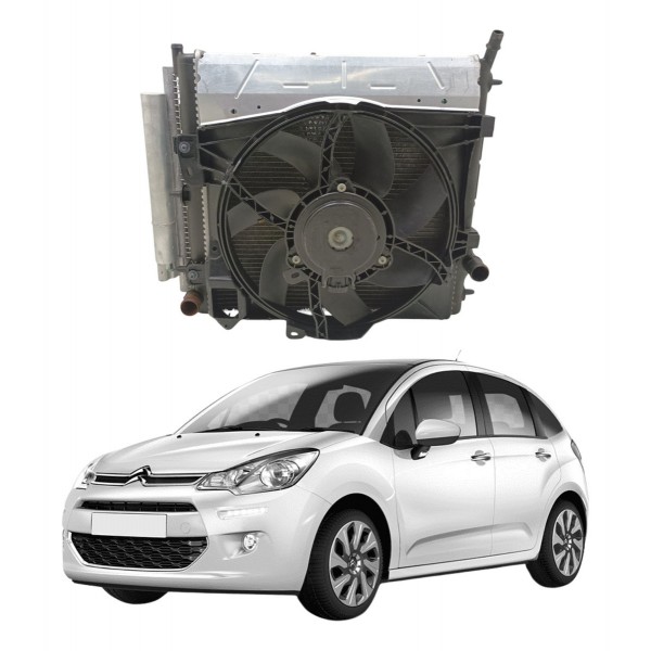 Kit Radiador Citroen C3 1.5 8v 2014 2018 Usado