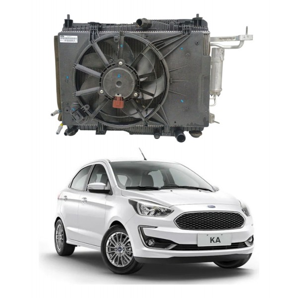 Kit Radiador Ford Ka 3cc 1.5 Auto Dragon 2018 2021 Usado