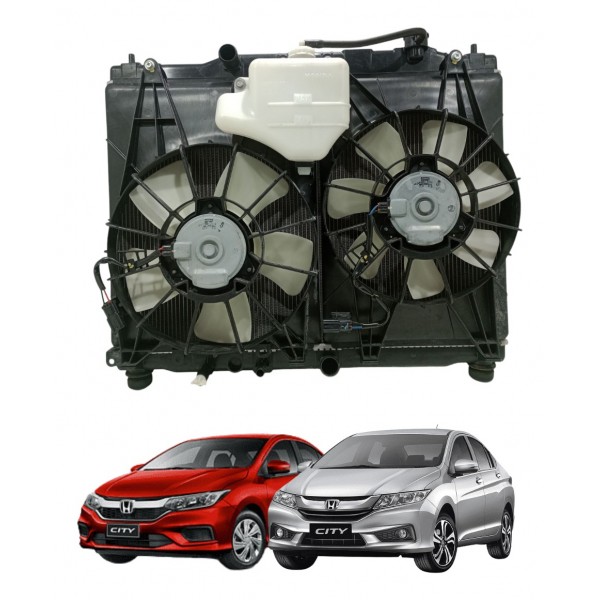 Kit Conjunto Radiador Honda City 1.5 2015 A 2020 Usado