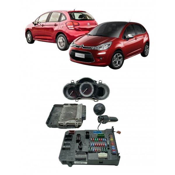 Kit Code Injeção Citroen C3 1.5 2013 2017 Usado